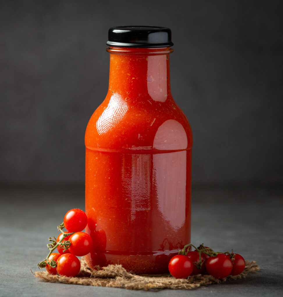 Imbottigliamento Pomodoro